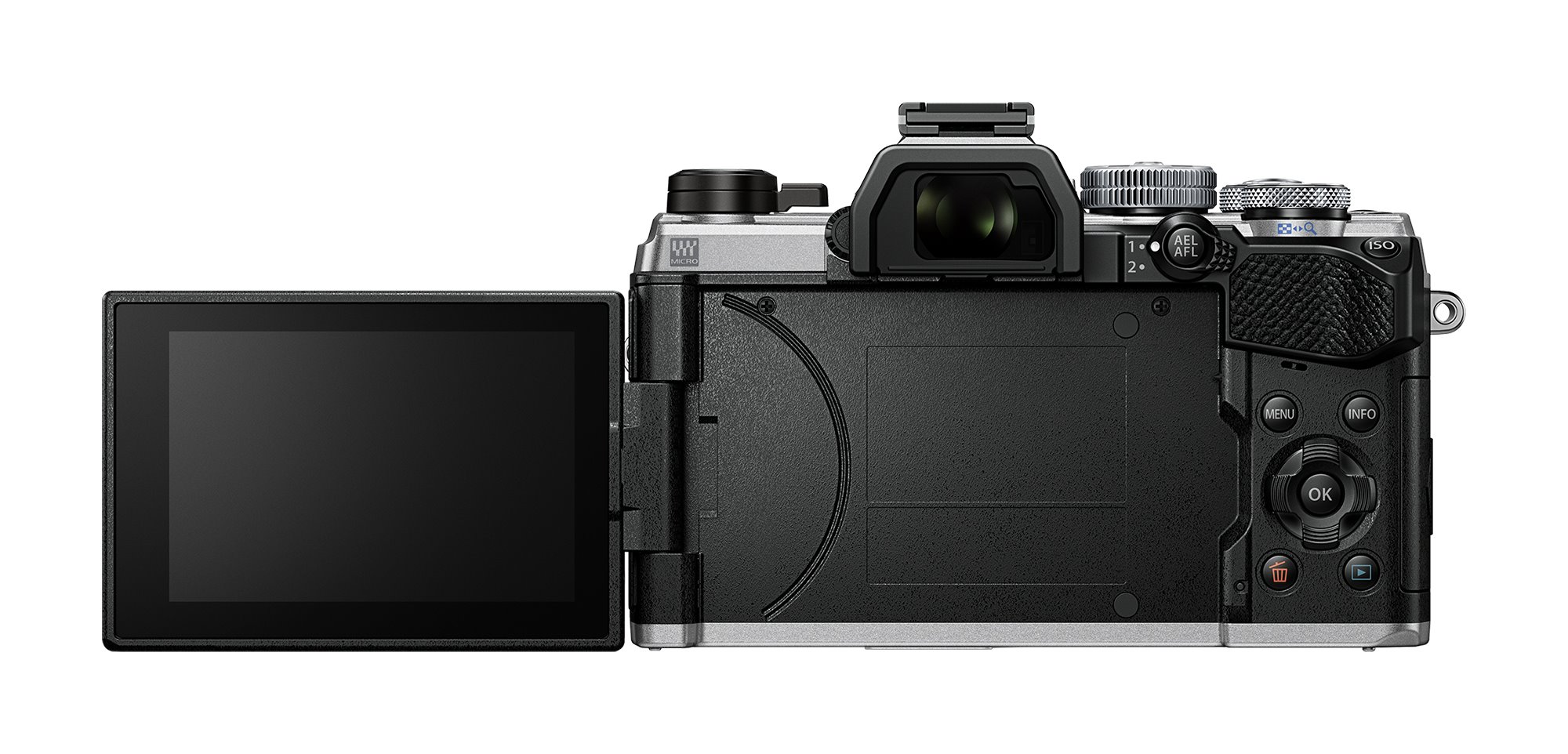 OM System mirrorless OM-5 stříbrný + objektiv M.Zuiko Digital 14-150mm F4.0-5.6 II
