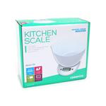 Omega Digitálne kuchynská váha biela s misou (OBSKWB) 3kg 5907595431477
