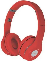 Omega FREESTYLE FH0915R bluetooth sluchátka s microSD, červená 5907595430494 - Sluchátka