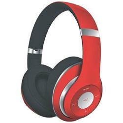 Omega FREESTYLE FH0916R bluetooth slúchadlá s microSD, červená 5907595436847