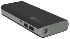 OMEGA powerbank 13000mAh s LED svítilnou, černo-šedá