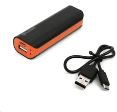 OMEGA powerbank 2200mAh Mini, černo-oranžová