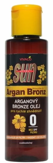 Opalovací olej Sun Vital s organickým arganovým olejom SPF 0, 100 ml