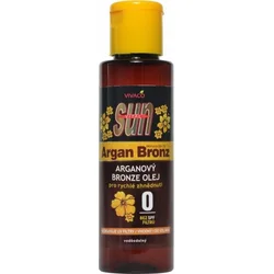 Opalovací olej Sun Vital s organickým arganovým olejom SPF 0, 100 ml