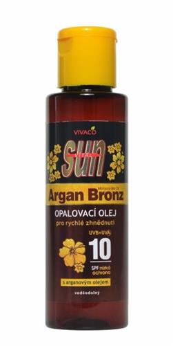 Opalovací olej Sun Vital s organickým arganovým olejom SPF 10, 100 ml