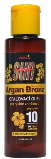 Opalovací olej Sun Vital s organickým arganovým olejom SPF 10, 100 ml