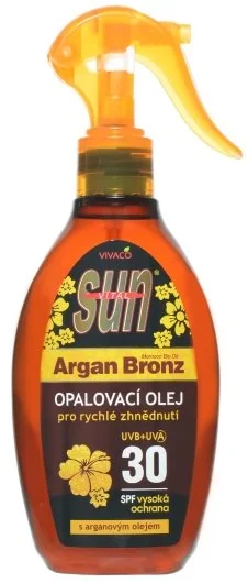 Opalovací olej Sun Vital s organickým arganovým olejom SPF 30, 200 ml