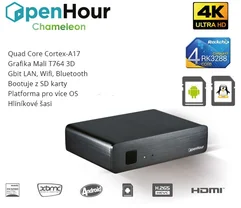 Open Hour Chameleon 4K TV Box Dual OS + Wifi/BT