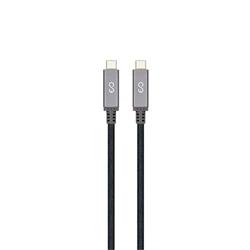 Opletený kábel Epico Thunderbolt 3 - 1M - vesmírne sivý