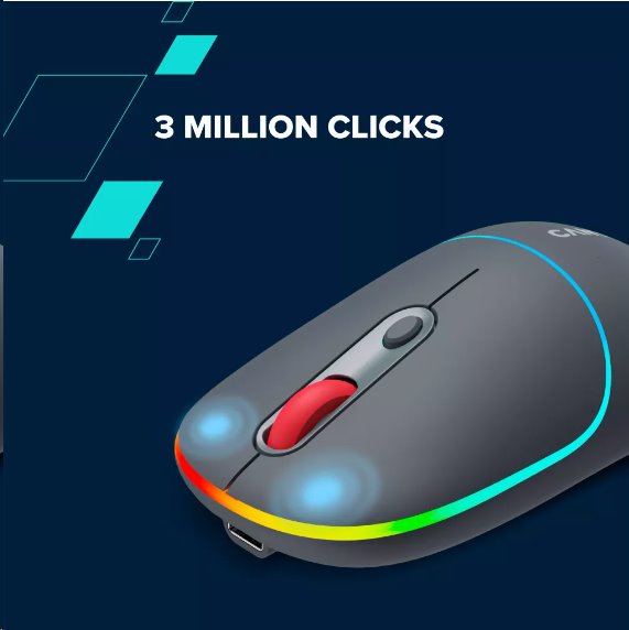 Optická bezdrôtová myš CANYON MW-22, RGB, 800/1200/1600 dpi, 4 tl, BT+2,4 GHz, batéria 650 mAh, ryža