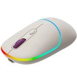 Optická bezdrôtová myš CANYON MW-22, RGB, 800/1200/1600 dpi, 4 tl, BT+2,4 GHz, batéria 650 mAh, ryža