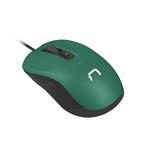 Optická myš Natec DRAKE 3200 DPI, čierno-zelená