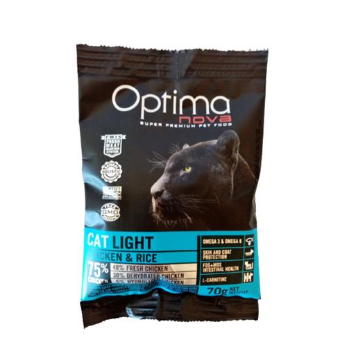 OPTIMAnova Cat Light 70g vzorek granule pro kočky