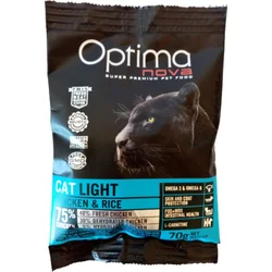 OPTIMAnova Cat Light 70g vzorek granule pro kočky