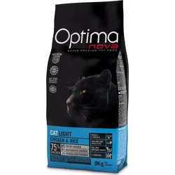OPTIMAnova Cat Light 8 kg granule pro kočky