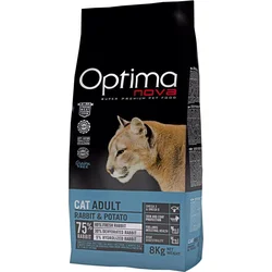 OPTIMAnova Cat Rabbit & Potato GF 8 kg granule pro kočky