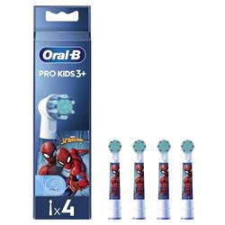 Oral-B EB 10-4 Kids Spiderman Náhradní hlavice, 4 ks