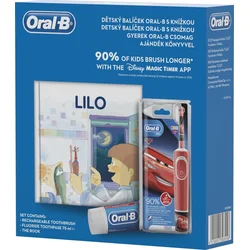 Oral-B Vitality Kids D100 Cars + zub. pasta + knížka CZ