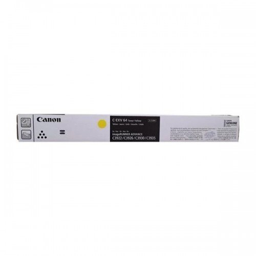 Originálny toner Canon CEXV64, žltý, 25500str.