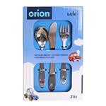 Orion 3-dielna sada detských príborov Car
