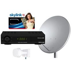 ORION Satelitní komplet HD PVR, příjem ze 2 družic, Skylink, HDTV
