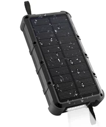 OUTXE Savage Solar PowerBank 20000mAh QuickCharge, černá