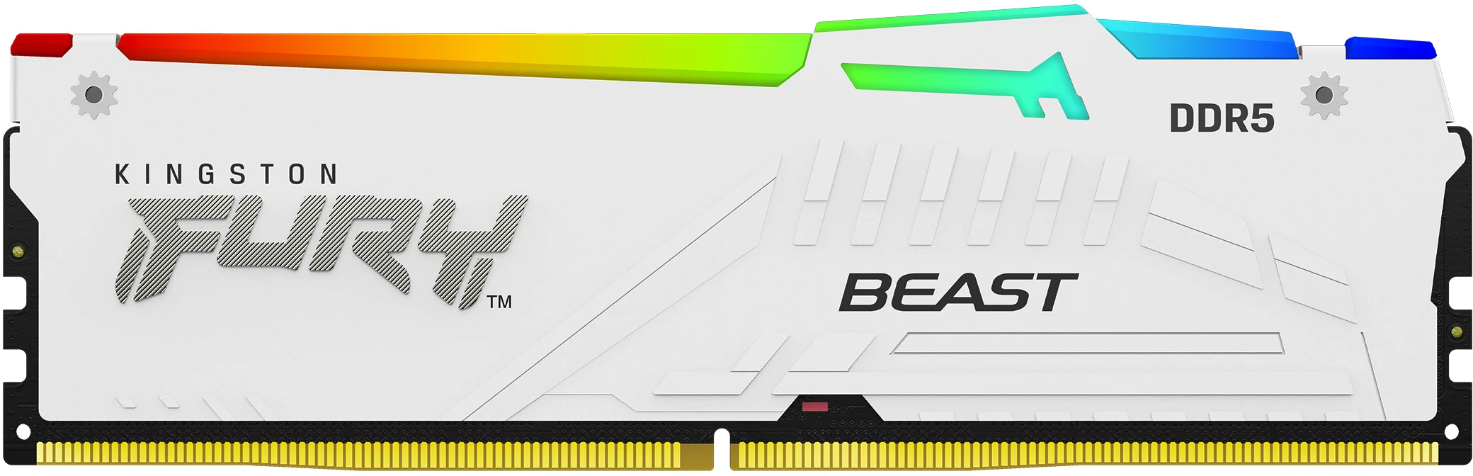Paměť Kingston FURY™ Beast DDR5 RGB 16GB 5600MHz, XMP, bílá