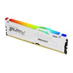 Paměť Kingston FURY™ Beast DDR5 RGB 64GB 6000MHz, AMD EXPO, bílá (Kit 2x 32GB)