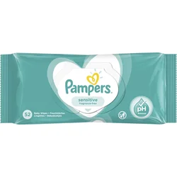 Pampers Sensitive Dětské Čisticí Ubrousky 52ks