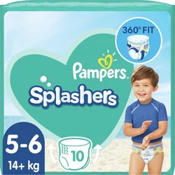Pampers Splashers Plienky do vody veľkosť 5-6, 10 ks, 14 kg