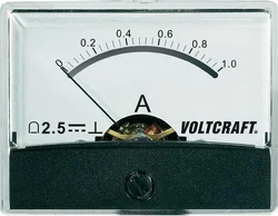 Panelové měřidlo Voltcraft AM-60X46, 1 A/DC
