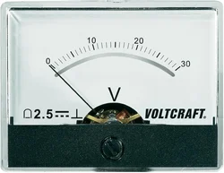 Panelové měřidlo Voltcraft AM-60X46, 30 V/DC