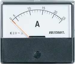 Panelové měřidlo Voltcraft AM-70X60, 25 A
