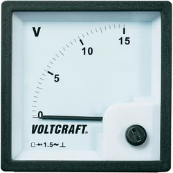 Panelové měřidlo Voltcraft AM-72X72, 15 V