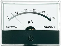 Panelové měřidlo Voltcraft AM-86X65, 100 uA
