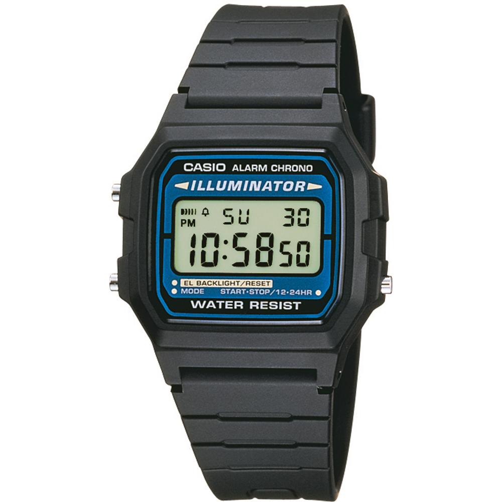 Pánske digitálne náramkové hodinky Casio F 105