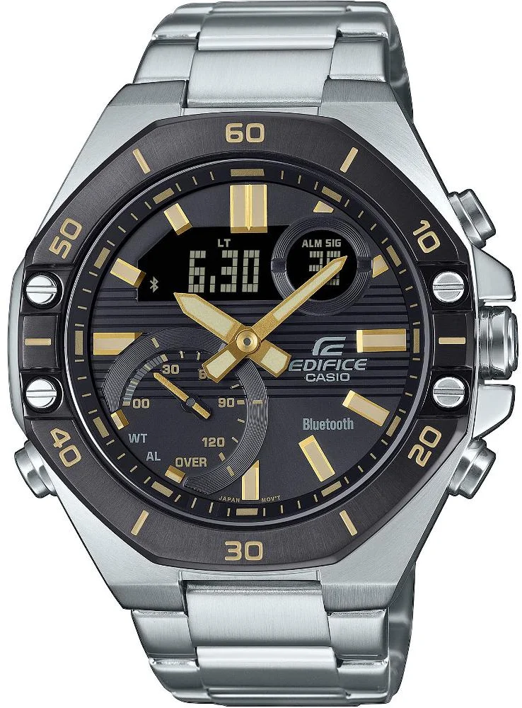 Pánske kombinované náramkové hodinky Casio ECB-10DB-1A9EF