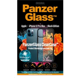 PanzerGlass ClearCase Antibacterial pro Apple iPhone 12 Pro Max Black edition 0253 - Mobilní telefony - příslušenství