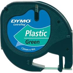 Páska do štítkovače Dymo LetraTAG, 91224, S0721690, zelená/černá, 12 mm 776834 - Pásky a štítky