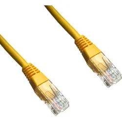 Patch kábel UTP CAT6 0,5 m žltý