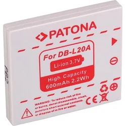 Patón PT1184 - Sanyo DB L20 600mAh Li-Ion