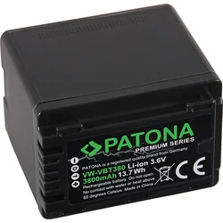 Patón PT1257 - Panasonic VW-VBT380 4040mAh Li-Ion Premium