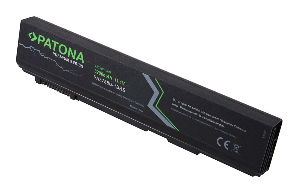 Patón PT2413 - TOSHIBA SATELLITE PA3788 5200MAH LI-ION 10,8V PREMIUM