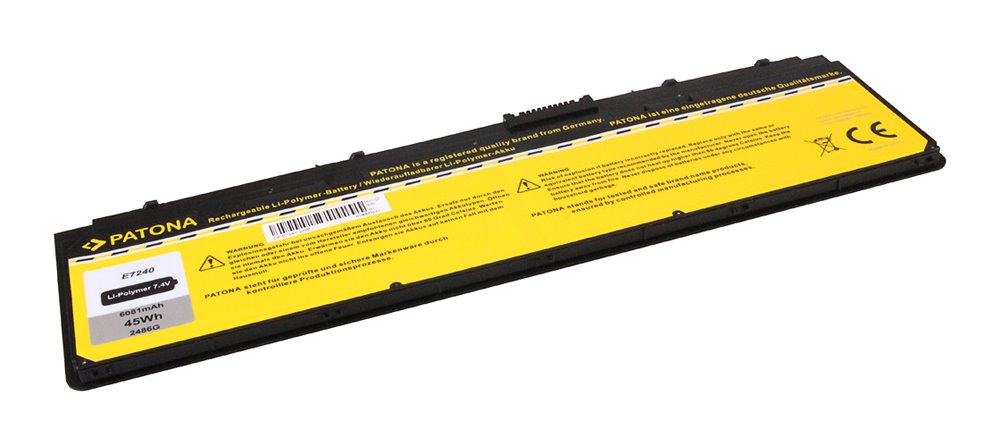 Patón PT2486 - DELL Latitude E7240 6000mAh Li-Pol 7,4V