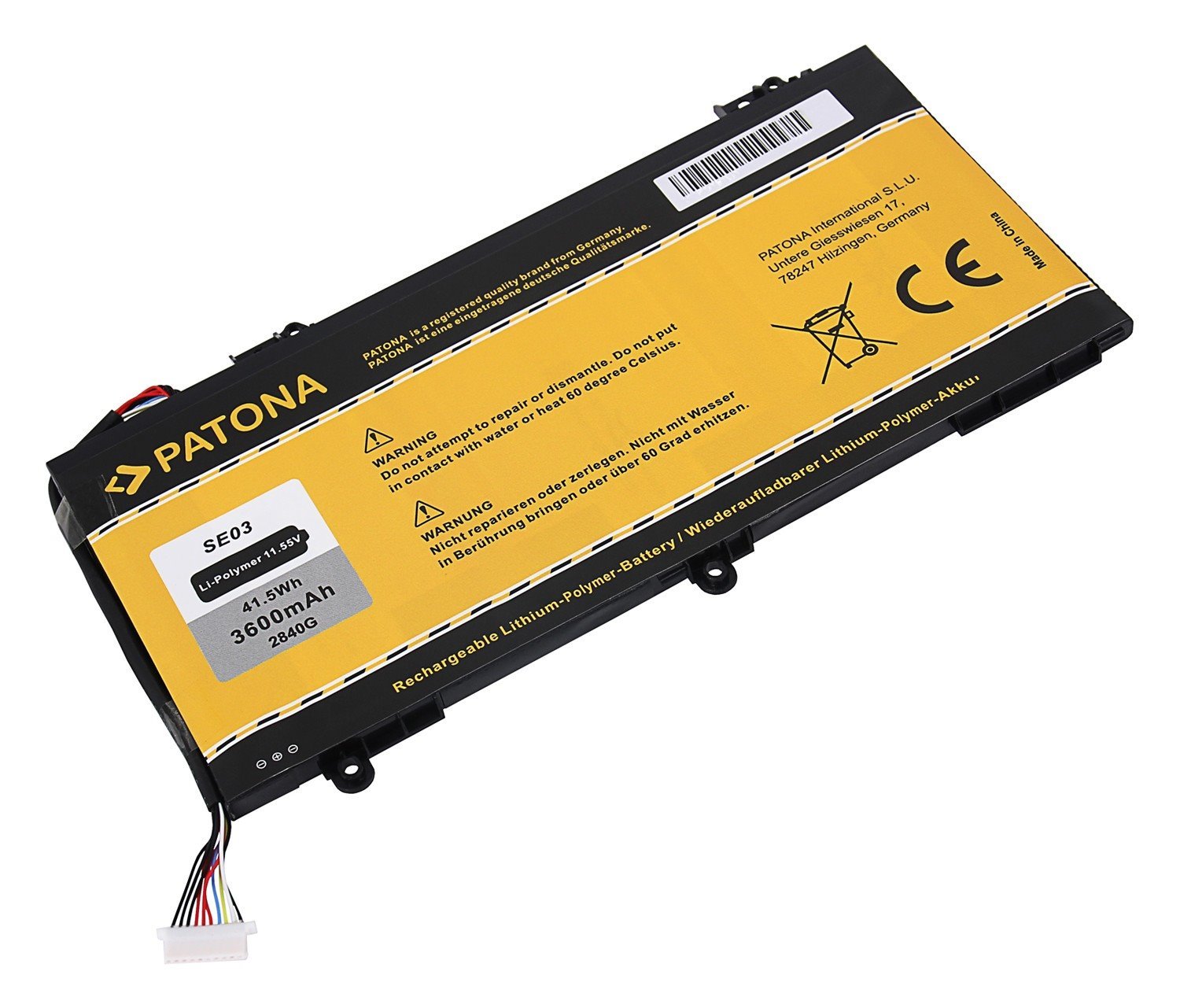 Patón PT2840 - HP Pavilion 14-AL 3600mAh Li-Pol 11,55V