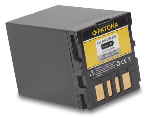 PATONA batéria pre digitálnu kameru JVC BN VF733 3000mAh