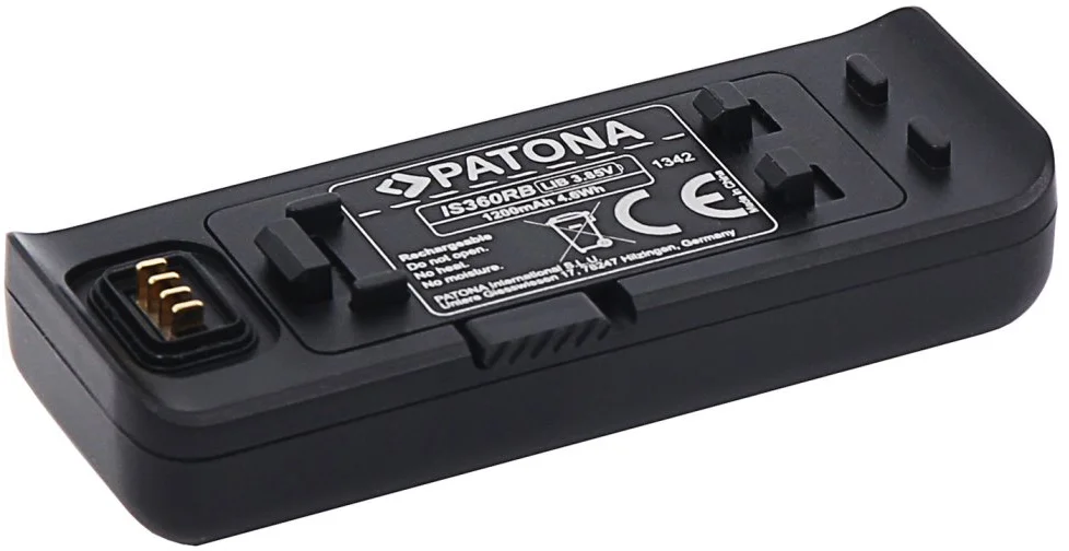 PATONA batéria pre digitálny fotoaparát Insta 360 One R 1200mAh Li-Ion 3,85V IS360RB
