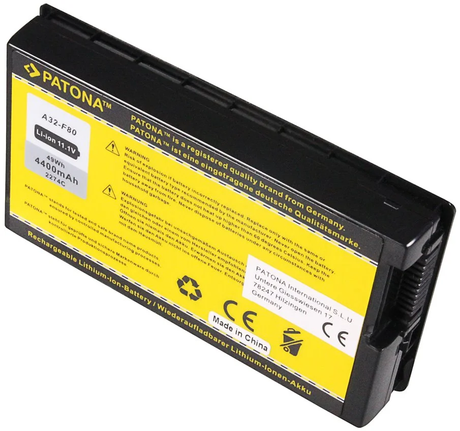 PATONA batéria pre ntb ASUS A32-F80 4400mAh Li-Ion 10,8V