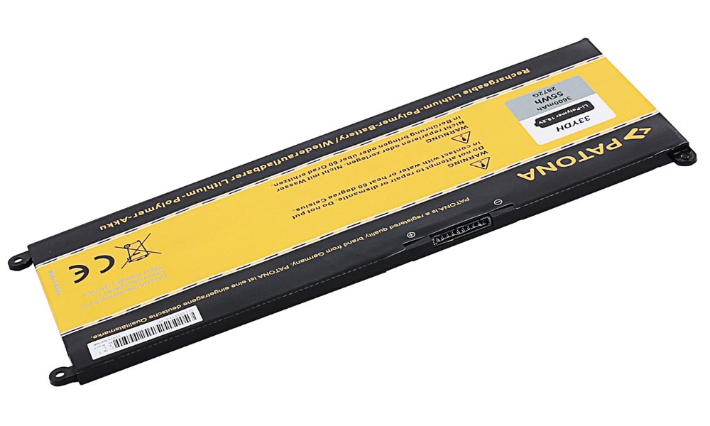 PATONA batéria pre ntb DELL Inspiron 13/15/17 G3 3600mAh Li-Pol 15,2V 33YDH