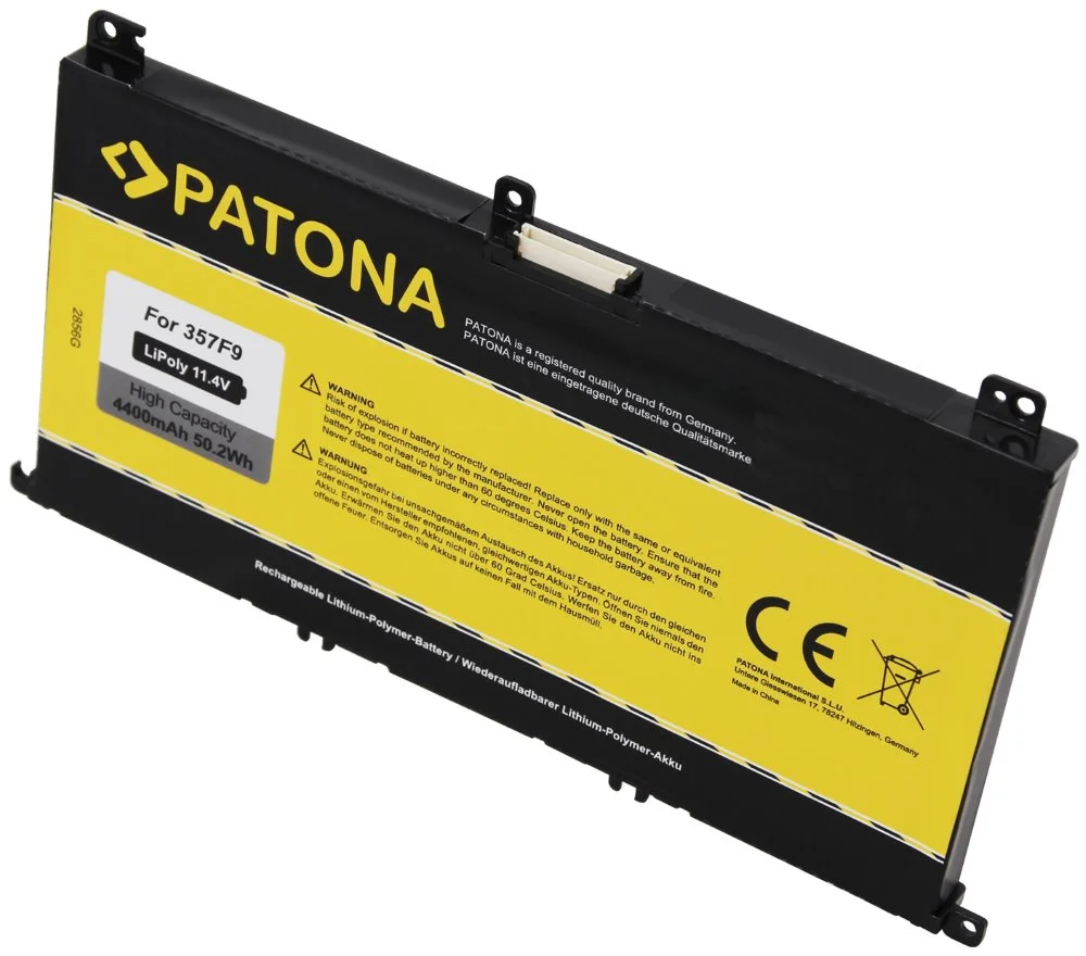 PATONA batéria pre ntb DELL INSPIRON 15 7559 4400mAh Li-Pol 11,4V 71JF4, 0GFJ6